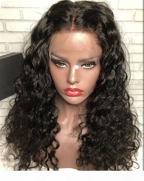 water wave 150% denisity brzilian hair natural black swiss laca ear to ear frontal wig, Black;brown
water wave 150% denisity brzilian hair natural black swiss laca ear to ear frontal wig, Black;brown