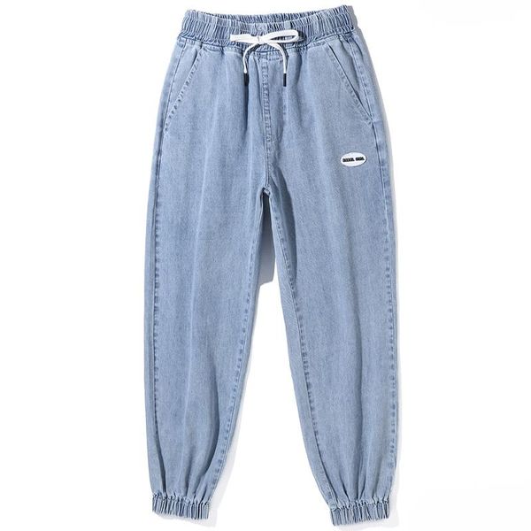 men's jeans young loose casual harem light blue solid color large size lace-up trousers fashion trend cropped
men's jeans young loose casual harem light blue solid color large size lace-up trousers fashion trend cropped