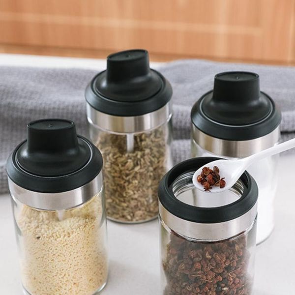 storage bottles & jars condiment pot with lid and spoon glass spice premium seasoning boxes for sugar salt pepper oil honey
storage bottles & jars condiment pot with lid and spoon glass spice premium seasoning boxes for sugar salt pepper oil honey