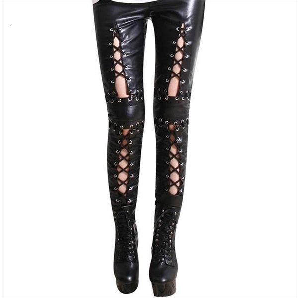 black trousers skinny lace womens capri up pantalon pencil leggings legins punk rock female gothic leather pants, Black;white
black trousers skinny lace womens capri up pantalon pencil leggings legins punk rock female gothic leather pants, Black;white