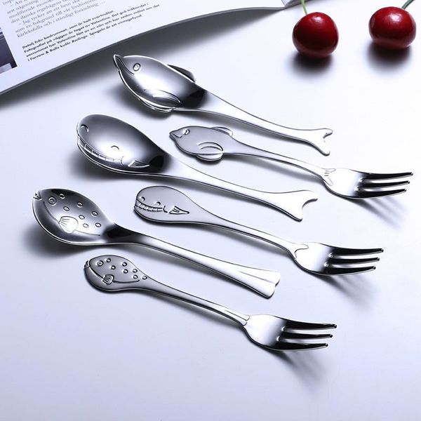 spoons 100pcs /lot creative stainless steel coffee spoon fork for children feeding whale dolphin puffer fish patten ct0087
spoons 100pcs /lot creative stainless steel coffee spoon fork for children feeding whale dolphin puffer fish patten ct0087