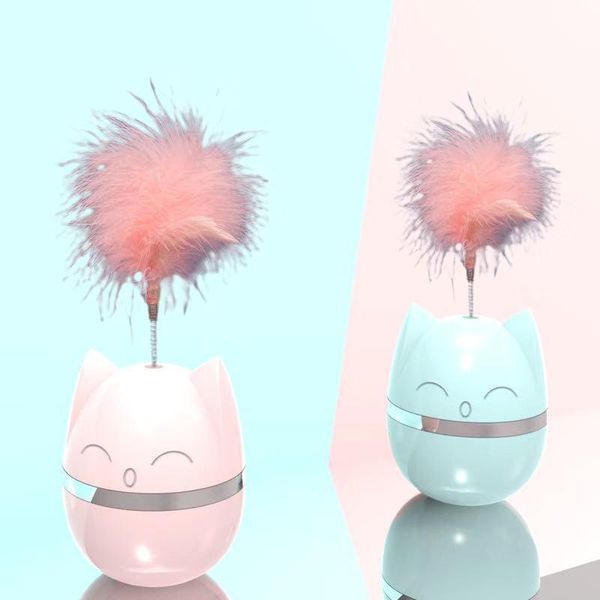 cat toys pet products supplies tumbler toy interactives interesting training ball with feather for kitten
cat toys pet products supplies tumbler toy interactives interesting training ball with feather for kitten