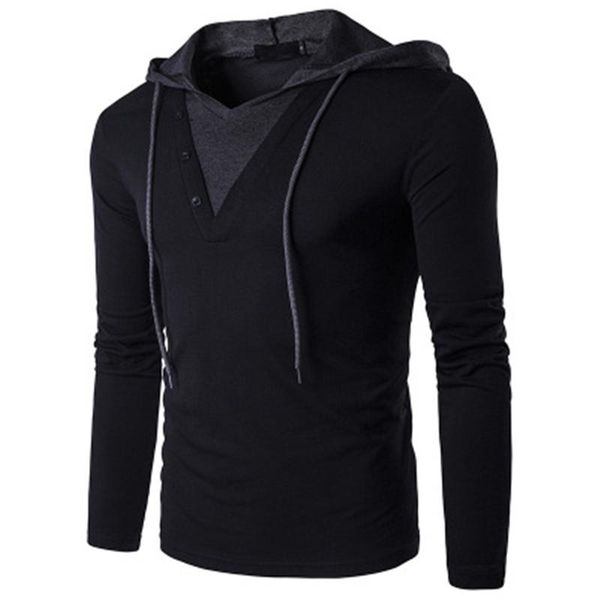 mens splicing colors hoodies tshirt fashion trend long sleeve drawstring hooded sweatshirts male spring new casual loose simplicity, Black
mens splicing colors hoodies tshirt fashion trend long sleeve drawstring hooded sweatshirts male spring new casual loose simplicity, Black