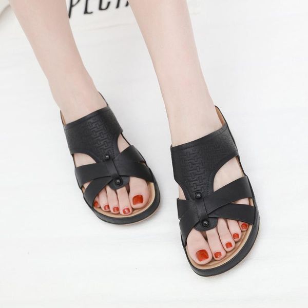dress shoes women's open toe bohemian sandals wedges slippers anti-skidding beach shoe, Black
dress shoes women's open toe bohemian sandals wedges slippers anti-skidding beach shoe, Black