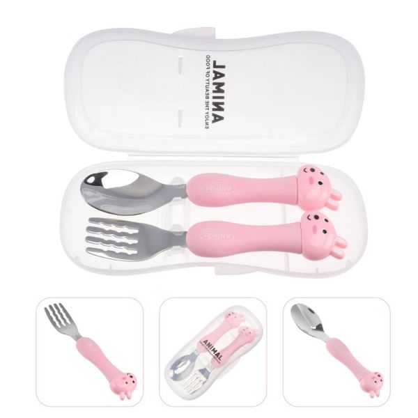 cups, dishes & utensils 1 set portable kid spoon fork cutlery kit baby stainless tableware
cups, dishes & utensils 1 set portable kid spoon fork cutlery kit baby stainless tableware