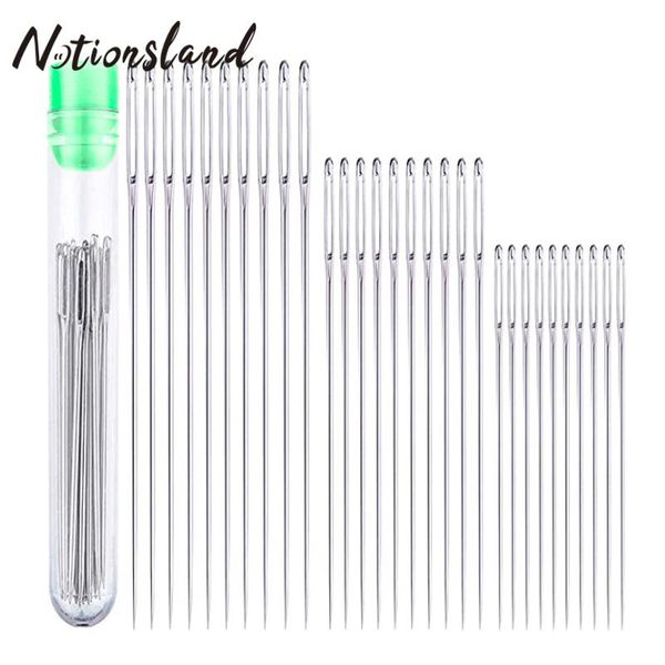 sewing notions & tools 30pcs 4/5/6cm big eye needles stainless steel needle plastic storage case for hand 1.6/2/2.4 inch, Black
sewing notions & tools 30pcs 4/5/6cm big eye needles stainless steel needle plastic storage case for hand 1.6/2/2.4 inch, Black