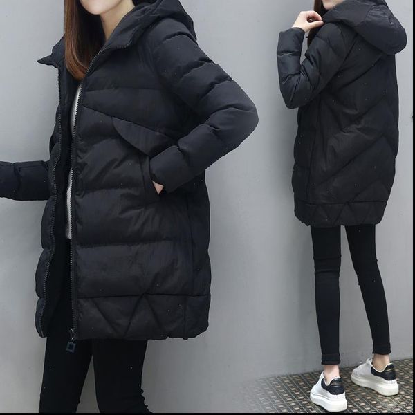 women fashion long parkas winter down cotton jacket coat lady leisure style jacket pocket hooded warm coats chamarras de mujer, Black
women fashion long parkas winter down cotton jacket coat lady leisure style jacket pocket hooded warm coats chamarras de mujer, Black