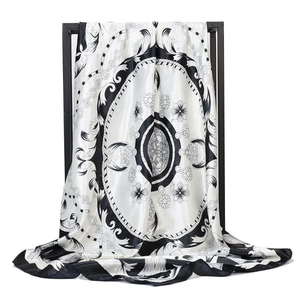 scarves silk scarf women print hair neck square office ladies shawl bandanna muslim hijab handkerchief muffler foulard fj395, Blue;gray
scarves silk scarf women print hair neck square office ladies shawl bandanna muslim hijab handkerchief muffler foulard fj395, Blue;gray