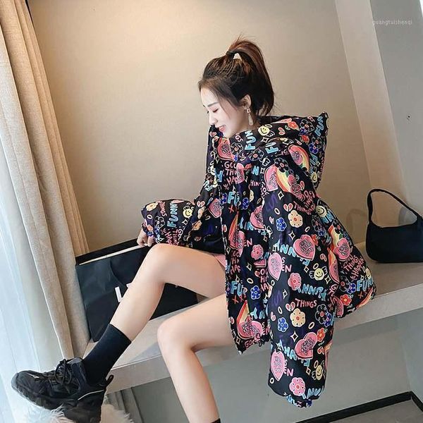 women's down & parkas fashion flower print coats women winter warm jackets with hat short design hooded outwear lady, Black
women's down & parkas fashion flower print coats women winter warm jackets with hat short design hooded outwear lady, Black