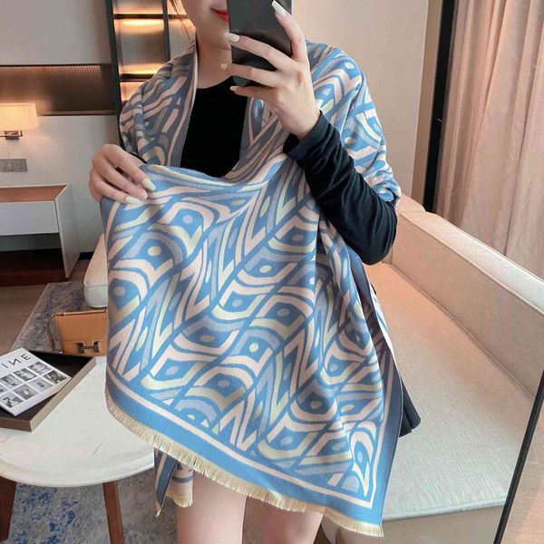 design scarf female 2021 imitation cashmere autumn and new korean scarf bib, Blue;gray
design scarf female 2021 imitation cashmere autumn and new korean scarf bib, Blue;gray