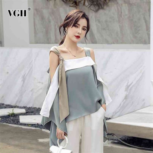 loose elegant patchwork ruffle blouse for women square collar sleeveless hit color casual shirt female fashion clothing 210531, White
loose elegant patchwork ruffle blouse for women square collar sleeveless hit color casual shirt female fashion clothing 210531, White