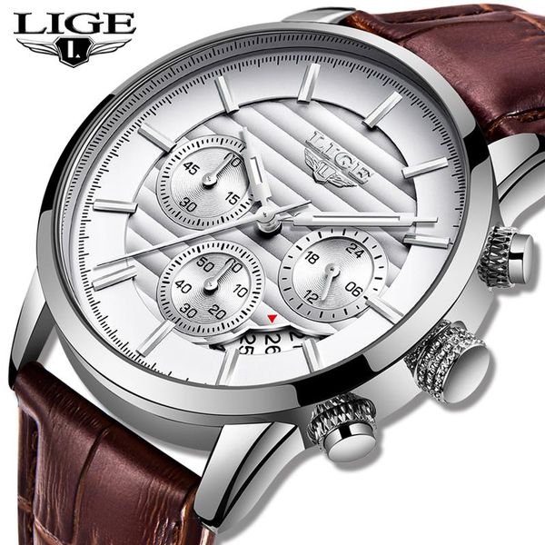 wristwatches lige watches relogio masculino quartz watch for men sport chronograph waterproof business wrist men+box, Slivery;brown
wristwatches lige watches relogio masculino quartz watch for men sport chronograph waterproof business wrist men+box, Slivery;brown