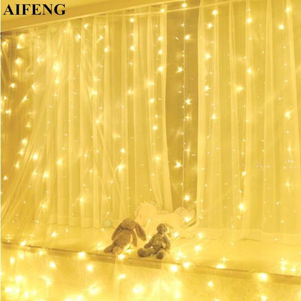 aifeng 3mx3m 300led curtain light silver copper wire fairy light christmas garland wedding party holiday decor led curtain
aifeng 3mx3m 300led curtain light silver copper wire fairy light christmas garland wedding party holiday decor led curtain