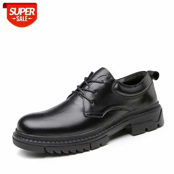 spring and autumn blue small leather shoes men's winter models increase thick-soled british derby brogues #ak85, Black
spring and autumn blue small leather shoes men's winter models increase thick-soled british derby brogues #ak85, Black