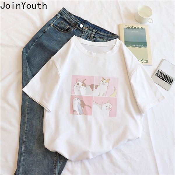 joinyouth cartoon print short shirt chic casual tees women clothing loose fashion white tshirt streetwear short sleeve t shirts 210306
joinyouth cartoon print short shirt chic casual tees women clothing loose fashion white tshirt streetwear short sleeve t shirts 210306