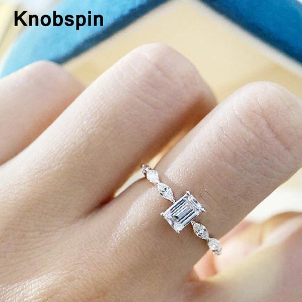 cluster rings knobspin luxury 100% 925 sterling silver emerald cut wedding for women high carbon diamond party fine jewelry wholesale, Golden;silver
cluster rings knobspin luxury 100% 925 sterling silver emerald cut wedding for women high carbon diamond party fine jewelry wholesale, Golden;silver