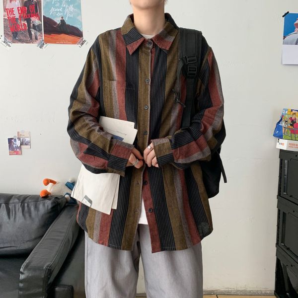 2021 new linen men's fashion retro casual striped men streetwear wild autumn long-sleeved shirt mens m-5xl b1tu, White;black
2021 new linen men's fashion retro casual striped men streetwear wild autumn long-sleeved shirt mens m-5xl b1tu, White;black