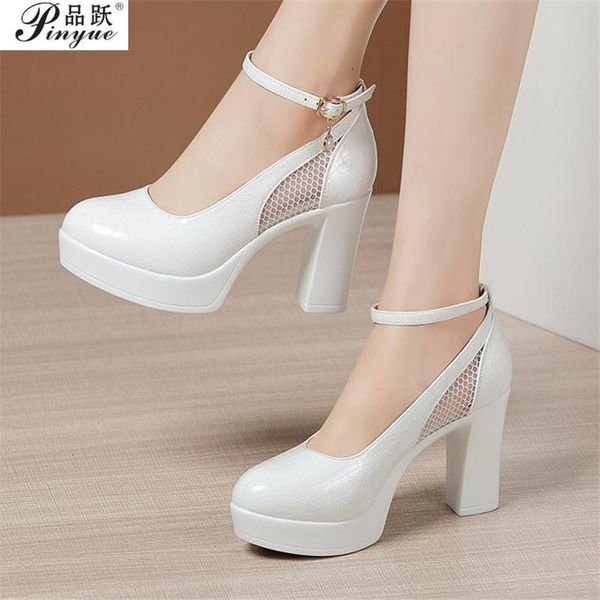 dress shoes women's genuine leather with heels platform jane women pumps ol office work woman high size 34--43, Black
dress shoes women's genuine leather with heels platform jane women pumps ol office work woman high size 34--43, Black