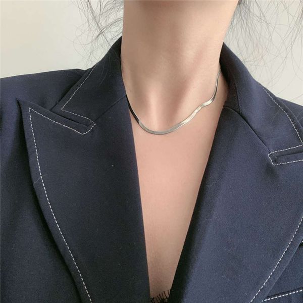 hbp fashion all titanium steel simple neck collar necklace female clavicle chain in cool style, Silver
hbp fashion all titanium steel simple neck collar necklace female clavicle chain in cool style, Silver