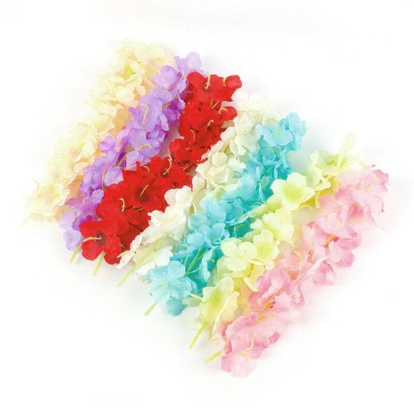 decorative flowers & wreaths 10pcs artificial silk rattan fake wisteria vine hanging garlands for wedding home el garden decoration
decorative flowers & wreaths 10pcs artificial silk rattan fake wisteria vine hanging garlands for wedding home el garden decoration
