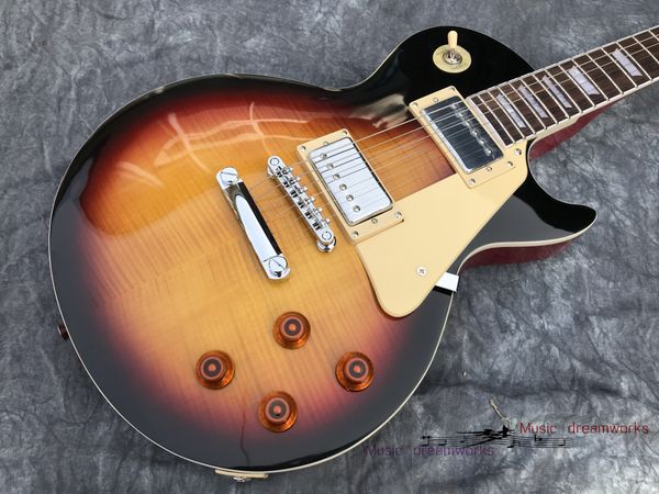 chinese electric guitar standard mahogany body and neck flame maple 6 strings 3ts color rosewood fingerboard
chinese electric guitar standard mahogany body and neck flame maple 6 strings 3ts color rosewood fingerboard