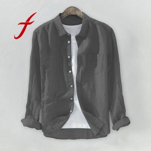 men's casual shirts solid cotton linen long sleeve button pocket plus size baggy spring summer mens chemise homme, White;black
men's casual shirts solid cotton linen long sleeve button pocket plus size baggy spring summer mens chemise homme, White;black