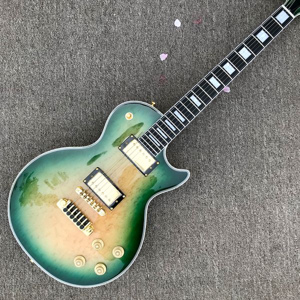 rosewood fingerboard electric guitar, gold hardware, freckles solid mahogany body
rosewood fingerboard electric guitar, gold hardware, freckles solid mahogany body