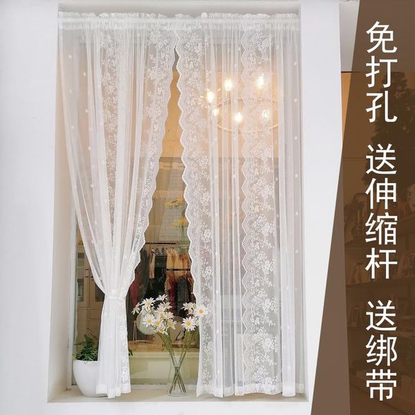 curtain & drapes customized light picking korean style white lace gauze pastoral american half short
curtain & drapes customized light picking korean style white lace gauze pastoral american half short