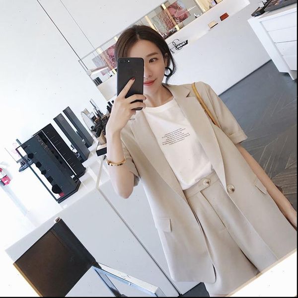 short suits for women full sleeve blazer jacket amp shorts female pant suit casual 2 set feminino summer autumn 2021, Gray
short suits for women full sleeve blazer jacket amp shorts female pant suit casual 2 set feminino summer autumn 2021, Gray