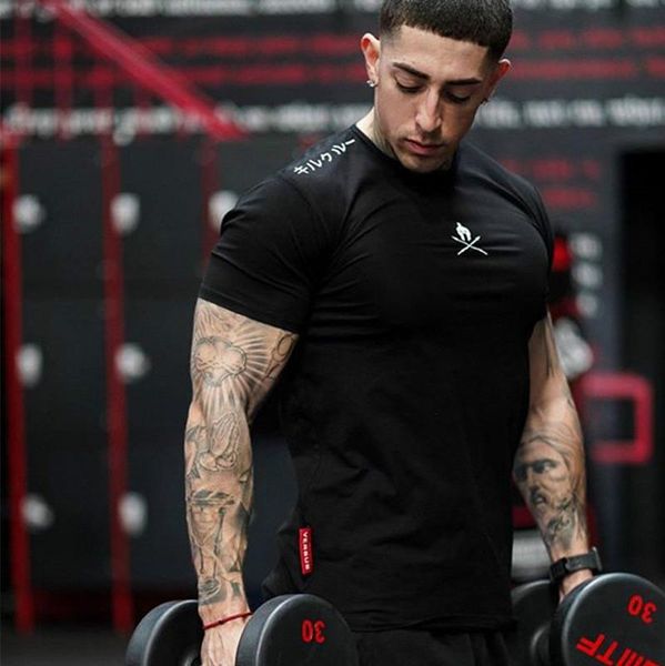 men's t-shirts men t shirts fashion summer bodybuilding letter printed tshirt gym fitness workout o-neck show muscle, White;black
men's t-shirts men t shirts fashion summer bodybuilding letter printed tshirt gym fitness workout o-neck show muscle, White;black
