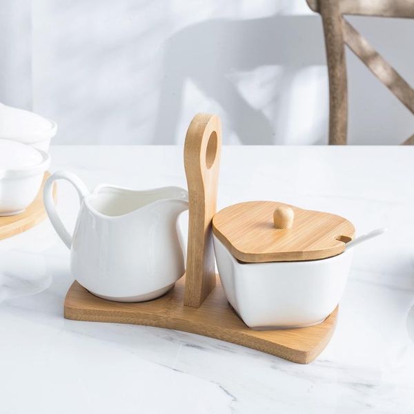 sugar bowl and creamer set with lid & spoon ceramic cream jug and sugar bowl with wood handle coffee serving set
sugar bowl and creamer set with lid & spoon ceramic cream jug and sugar bowl with wood handle coffee serving set
