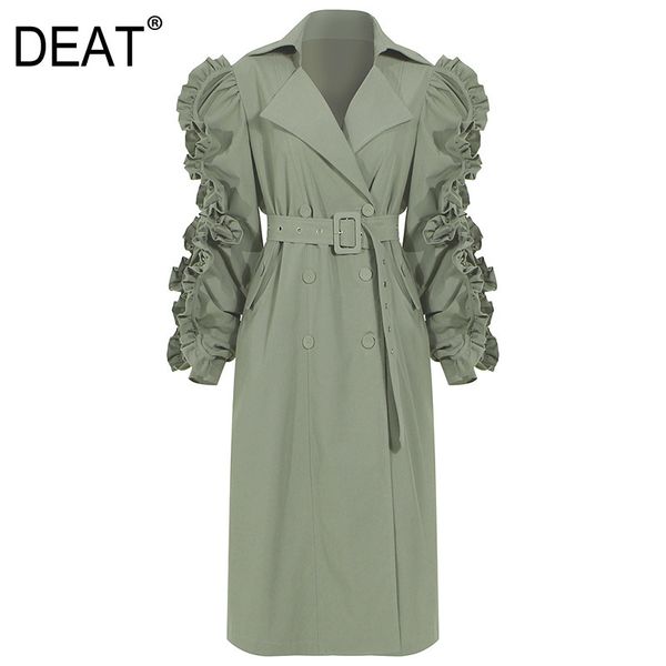 deat turn-down collar ruffles patchwork full sleeves shoulder high waist double breasted waist belt female windbreaker wo03106l 210218, Tan;black
deat turn-down collar ruffles patchwork full sleeves shoulder high waist double breasted waist belt female windbreaker wo03106l 210218, Tan;black