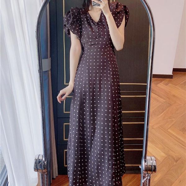 party dresses temperament slim waist v-neck dress elegant puff short sleeve woman long 2021 summer print vestidos de mujer, White;black
party dresses temperament slim waist v-neck dress elegant puff short sleeve woman long 2021 summer print vestidos de mujer, White;black