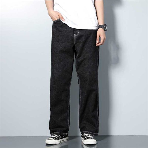 men's jeans men loose fit hip-hop wide leg denim pant straight relaxed long oversize large trousers pants, Blue
men's jeans men loose fit hip-hop wide leg denim pant straight relaxed long oversize large trousers pants, Blue