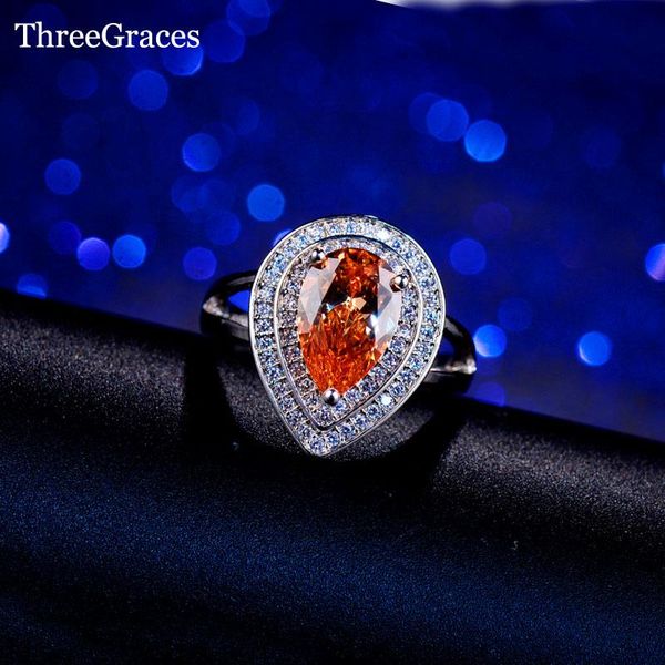 wedding rings threegraces summer cubic zircon romantic champagne pear cut elegant bands ring women engagement party jewelry rg055, Slivery;golden
wedding rings threegraces summer cubic zircon romantic champagne pear cut elegant bands ring women engagement party jewelry rg055, Slivery;golden