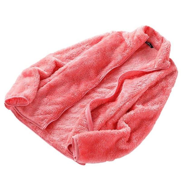 women's fur & faux 2021 autumn stand-up collar coral fleece outdoor jacket women plus velvet thickened warm double-sided cardigan femal, Black
women's fur & faux 2021 autumn stand-up collar coral fleece outdoor jacket women plus velvet thickened warm double-sided cardigan femal, Black