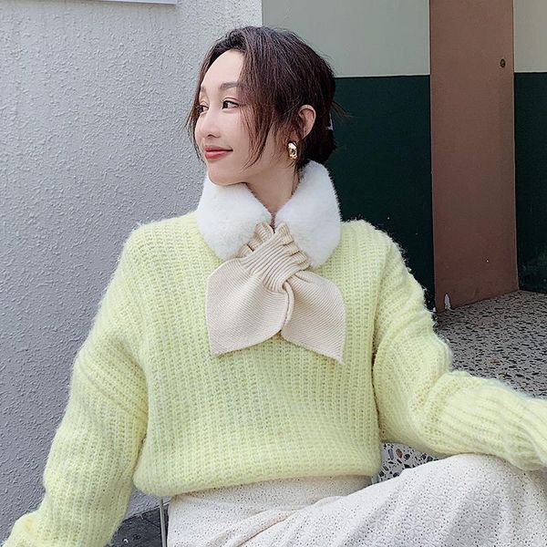 scarves 2021 korean fashion imitation fur scarf women winter warmth and thick decoration, Blue;gray
scarves 2021 korean fashion imitation fur scarf women winter warmth and thick decoration, Blue;gray