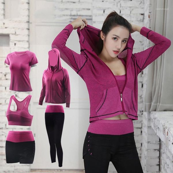 women's sportswear gym workout clothes 5 piece set for sports bra and pants women outdoor running gym clothing athletic yoga set1, White;red
women's sportswear gym workout clothes 5 piece set for sports bra and pants women outdoor running gym clothing athletic yoga set1, White;red