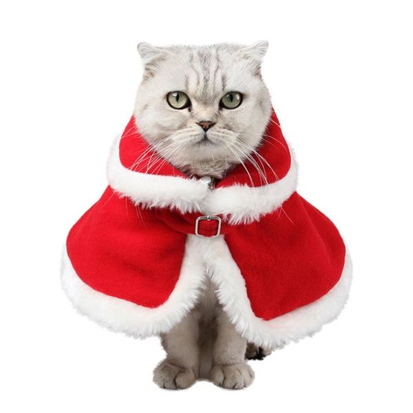 pet christmas costume cloak cute cats winter fashion clothes red warm poncho cape new year gift for dogs pet product
pet christmas costume cloak cute cats winter fashion clothes red warm poncho cape new year gift for dogs pet product