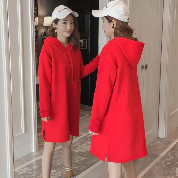 casual dresses #2611 autumn winter hoodies sweatshirts women big size side split hooded sweatshirt dress girls long sleeve loose, Black;gray
casual dresses #2611 autumn winter hoodies sweatshirts women big size side split hooded sweatshirt dress girls long sleeve loose, Black;gray