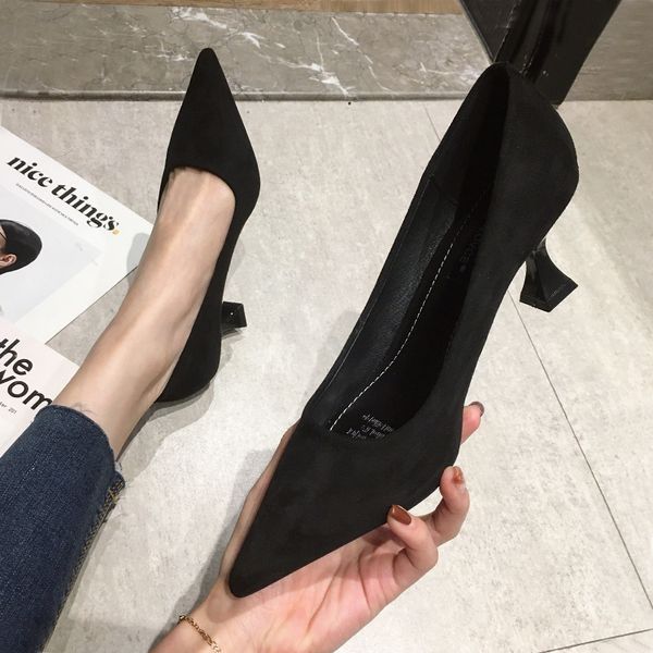 luxury dress shoes 2021 summer black interview high women's profsional field work single sho pointed thin low heels 5cm
luxury dress shoes 2021 summer black interview high women's profsional field work single sho pointed thin low heels 5cm