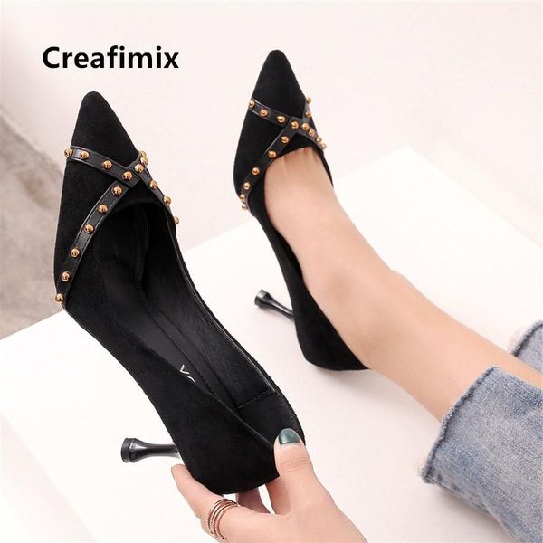 dress shoes cresfimix pompes femmes women fashion black rivet suede comfortable high heel lady sweet office red pumps a5091
dress shoes cresfimix pompes femmes women fashion black rivet suede comfortable high heel lady sweet office red pumps a5091