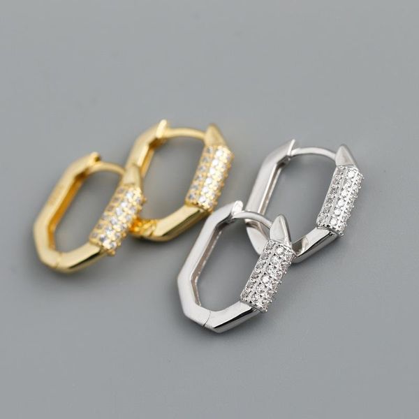 hoop & huggie 925 sterling silver geometric polygon earrings for women cz zircon earring luxury wedding jewelry gifts, Golden;silver
hoop & huggie 925 sterling silver geometric polygon earrings for women cz zircon earring luxury wedding jewelry gifts, Golden;silver