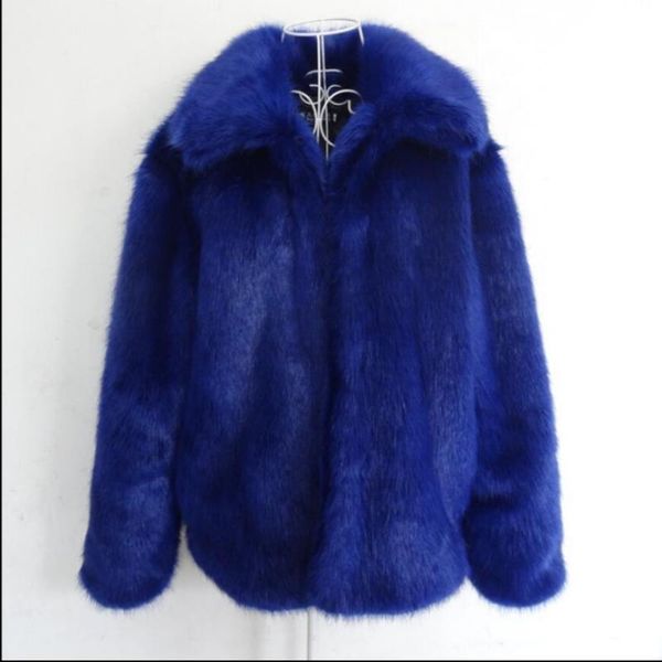 men's fur & faux s-5xl autumn and winter coat imitation grass singer costumes european american large size clothing, Black
men's fur & faux s-5xl autumn and winter coat imitation grass singer costumes european american large size clothing, Black