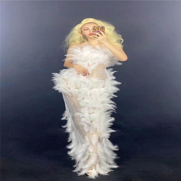 party decoration h81 dance feathers trailing dress tight backless colorful sleeveless see-through perspective elastic stretched singer
party decoration h81 dance feathers trailing dress tight backless colorful sleeveless see-through perspective elastic stretched singer