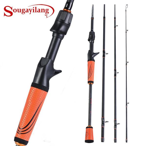 sougayilang 1.8m-2.4m fishing rod 4 section carbon fiber rubber handle fishing rod portable spinning /casting carp
sougayilang 1.8m-2.4m fishing rod 4 section carbon fiber rubber handle fishing rod portable spinning /casting carp