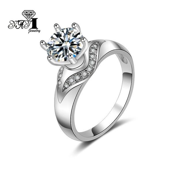 wedding rings yayi jewelry princess cut 4.7ct white zircon silver filled engagement heart valentine's day girls ring 1082, Slivery;golden
wedding rings yayi jewelry princess cut 4.7ct white zircon silver filled engagement heart valentine's day girls ring 1082, Slivery;golden