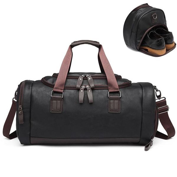 outdoor bags pu leather duffel bag fitness shoulder gym pack crossbody sport gymnastics shoes compartment gadgets
outdoor bags pu leather duffel bag fitness shoulder gym pack crossbody sport gymnastics shoes compartment gadgets