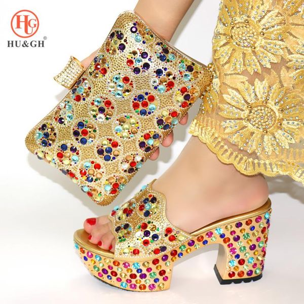 dress shoes arrival african women luxury matching with a bag golden color decorated rhinestone italian lady party and wedding, Black
dress shoes arrival african women luxury matching with a bag golden color decorated rhinestone italian lady party and wedding, Black