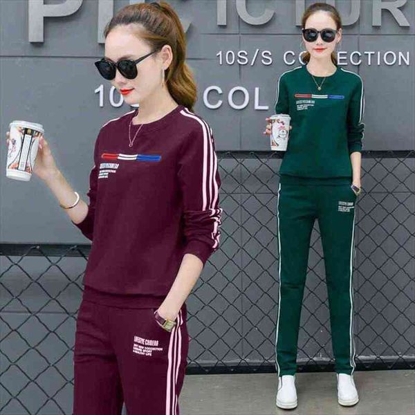 spring autumn two piece outfits womenpant korean printing fashion casual long sleeved trousers set 2 pieces plus size clothes, White
spring autumn two piece outfits womenpant korean printing fashion casual long sleeved trousers set 2 pieces plus size clothes, White